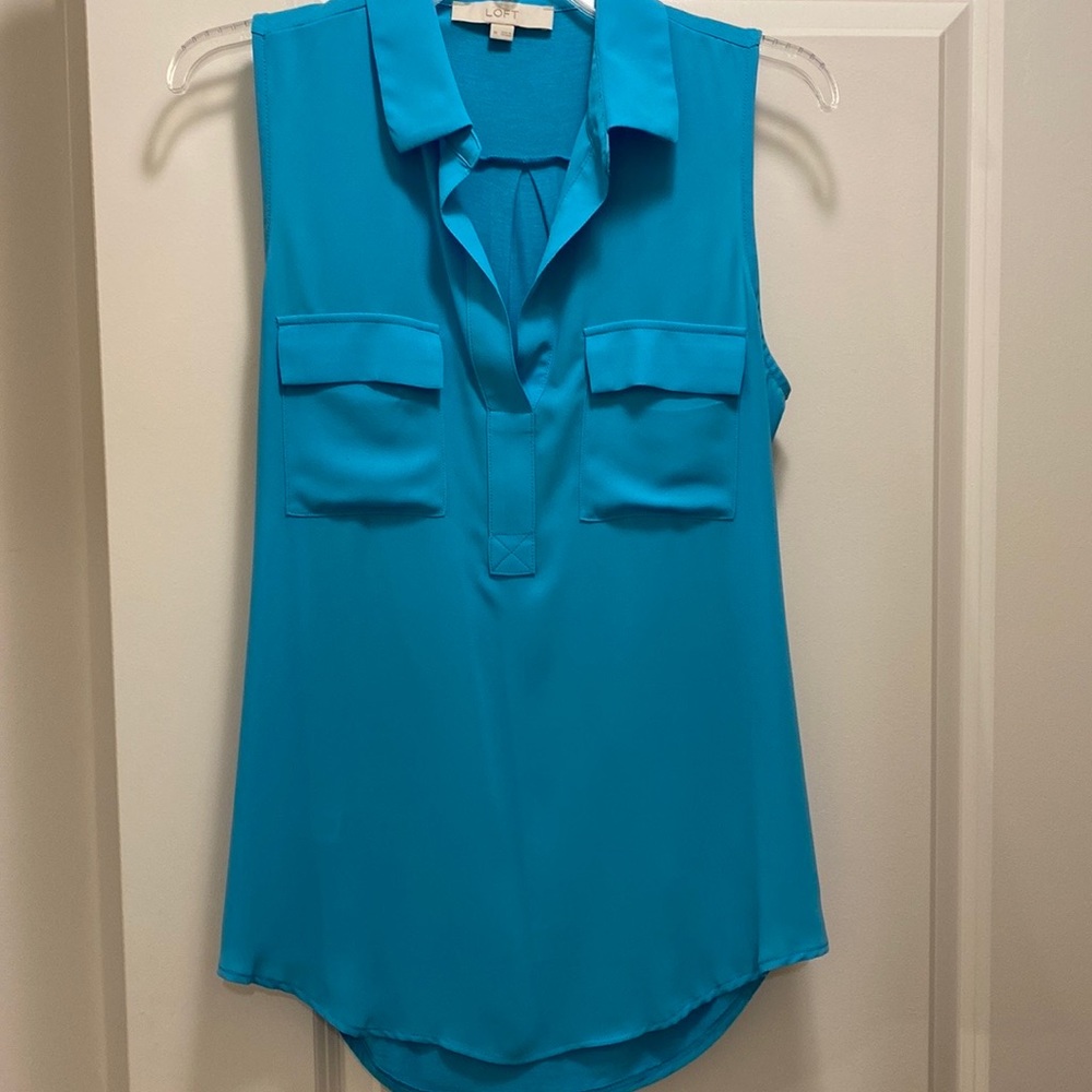 Loft Jade Colored Top -size Medium